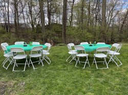 IMG 0225 1713884920 60" Round Table & 8 Chairs $39