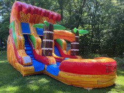 16ft Lava Dual Water Slide