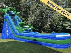 19ft Tropical Rush Single Lane Slide $399
