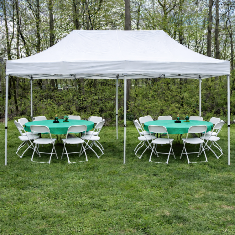 Tent, Tables, Chairs